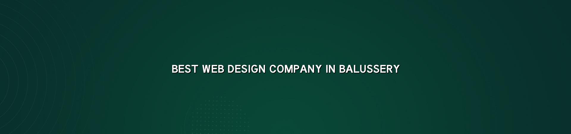 Best web design company in Balussery — WebGLITS