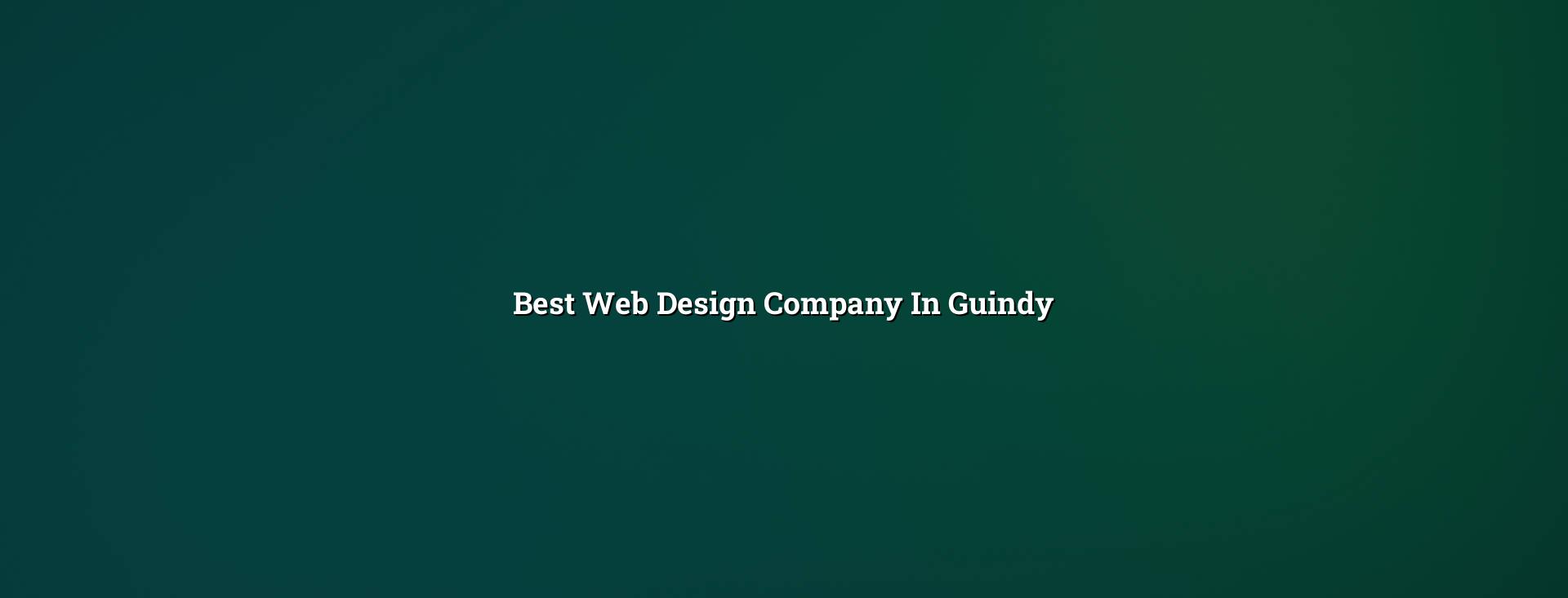 Best web design company in Guindy — WebGLITS