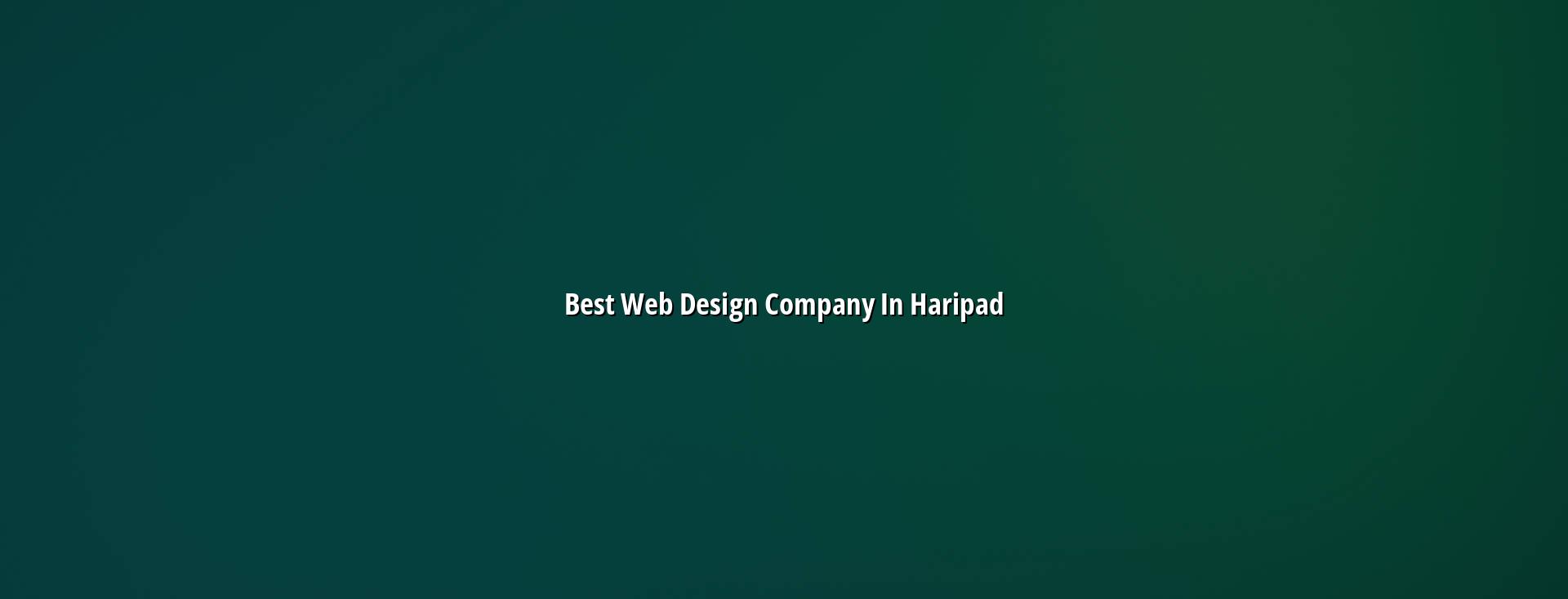 Best web design company in Haripad — WebGLITS