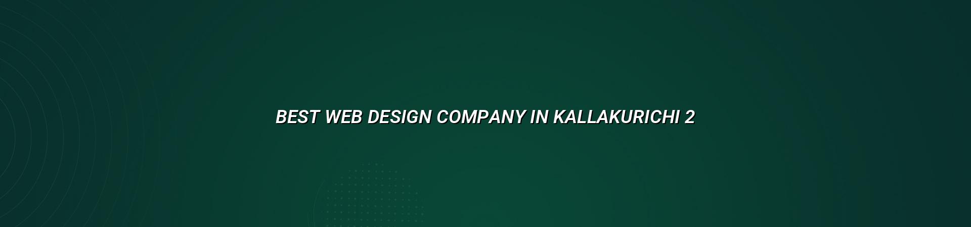Website planning for Kallakurichi businesses