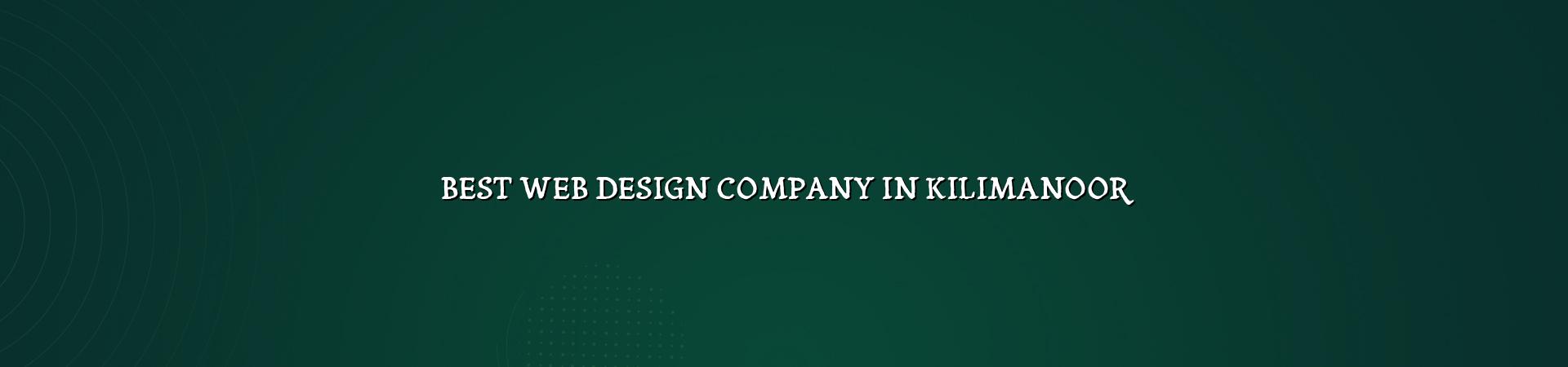 Best web design company in Kilimanoor — WebGLITS