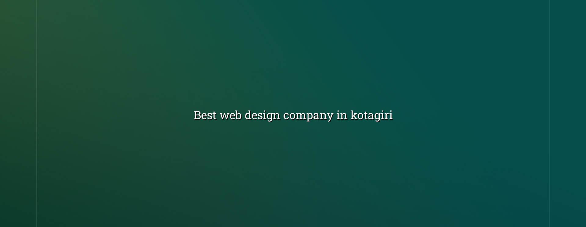 Best web design company in Kotagiri - WebGLITS