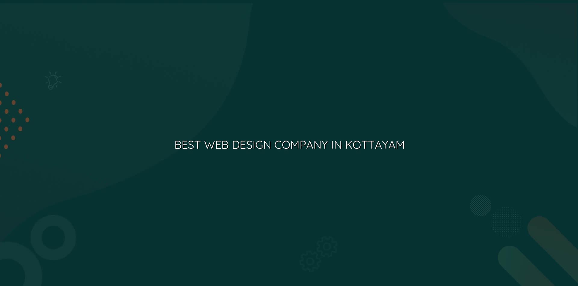 Best web design company in Kottayam — WebGLITS