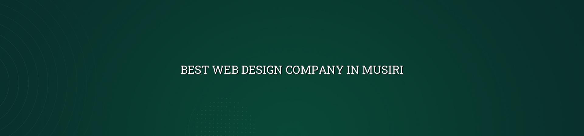 Best web design company in Musiri in Nagercoil — WebGLITS