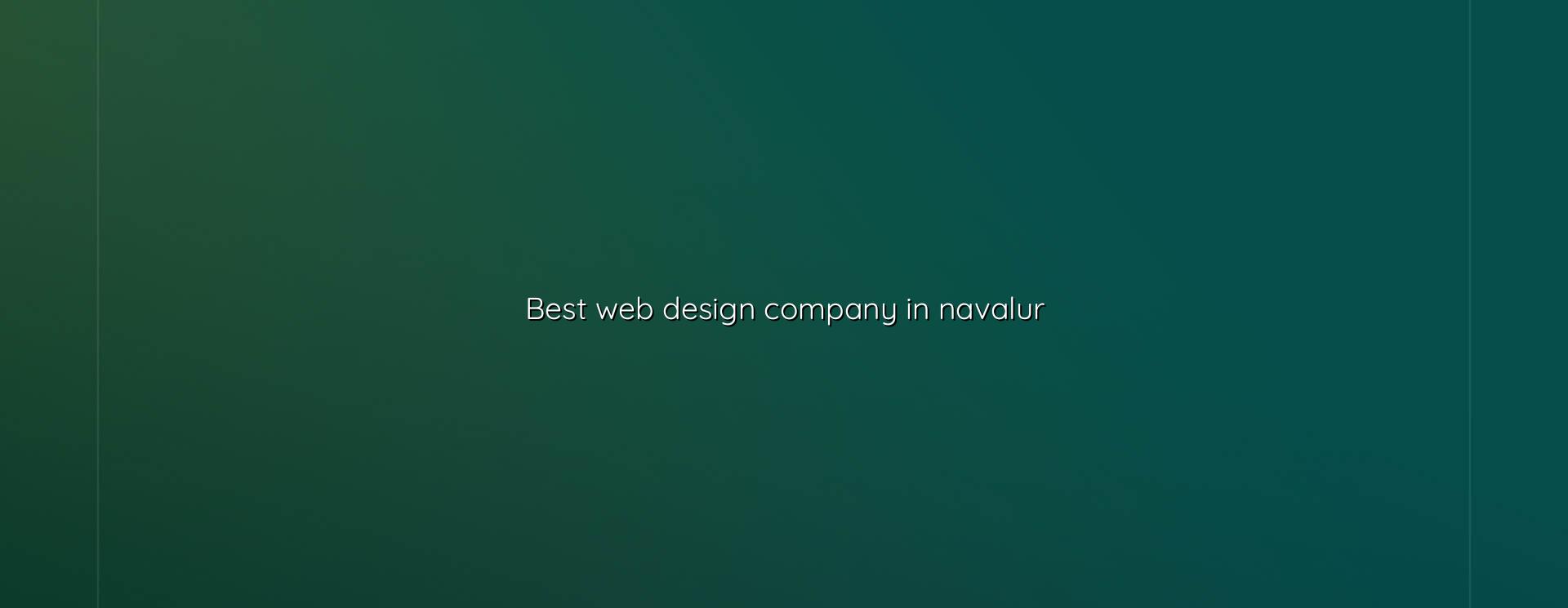 Best Web Design Company in Navalur — WebGLITS
