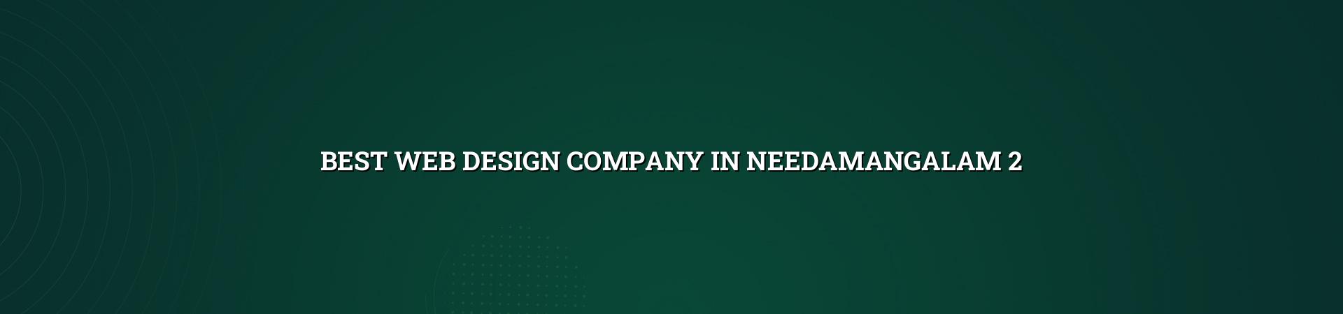 Website planning for Needamangalam businesses