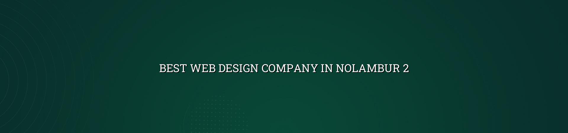 Website planning and design for Nolambur businesses