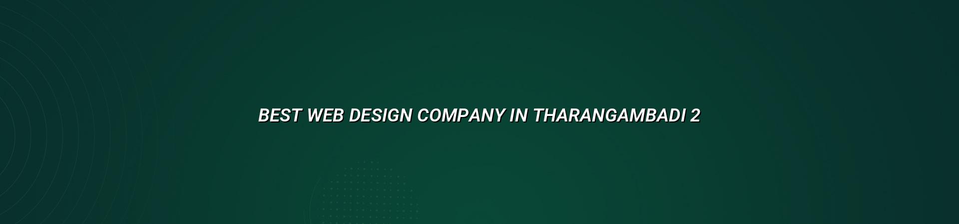 Tharangambadi website planning and design support