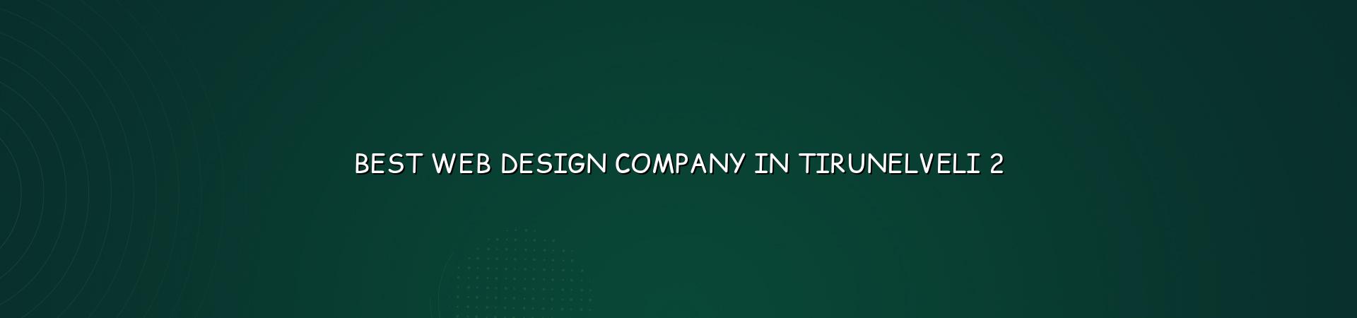 Web design checklist for Tirunelveli businesses