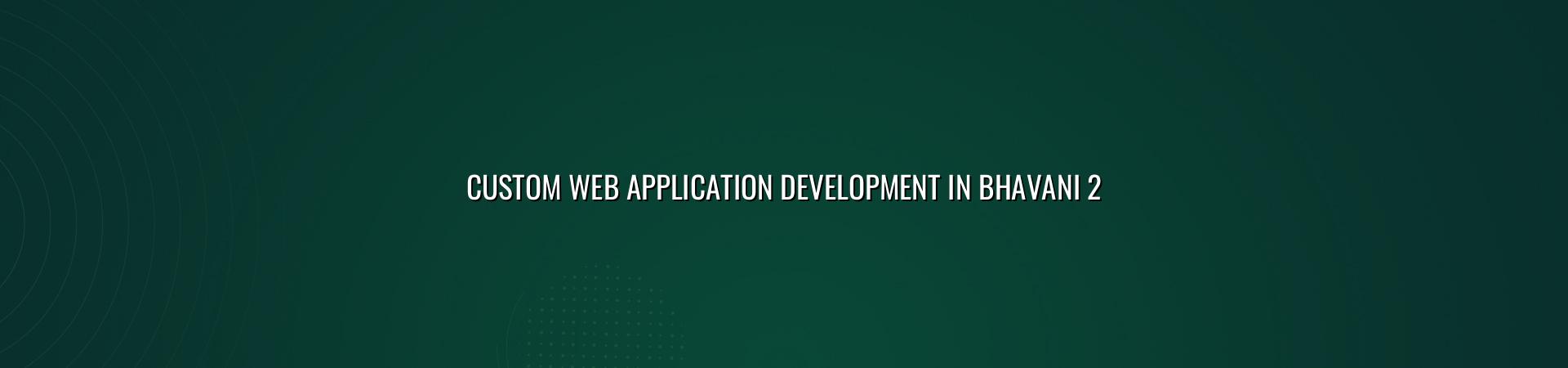 Web application planning for Bhavani businesses