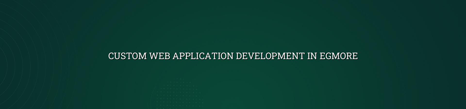Custom web application development in Egmore — WebGLITS