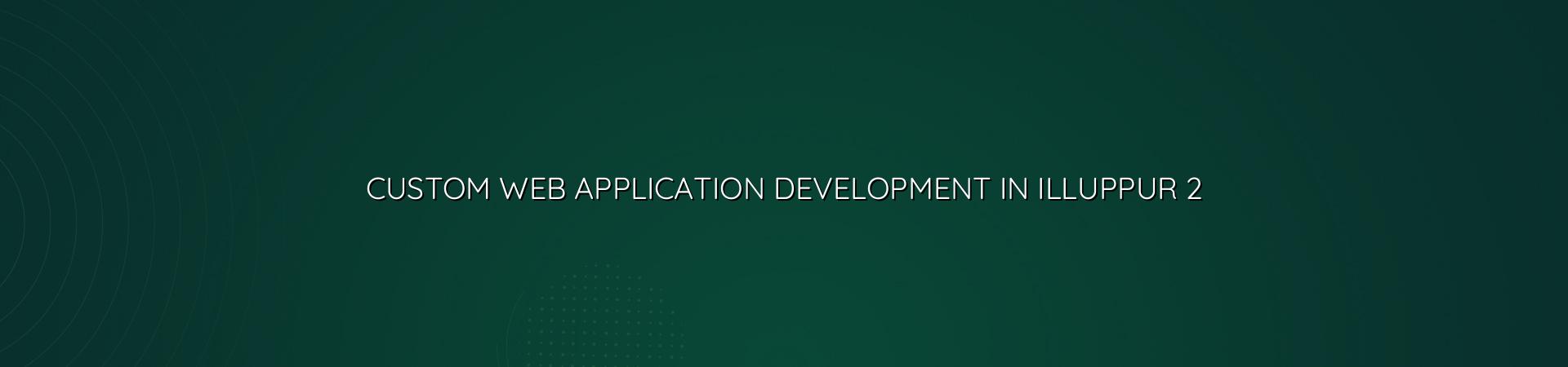 Custom business web app planning and checklist for Illuppur