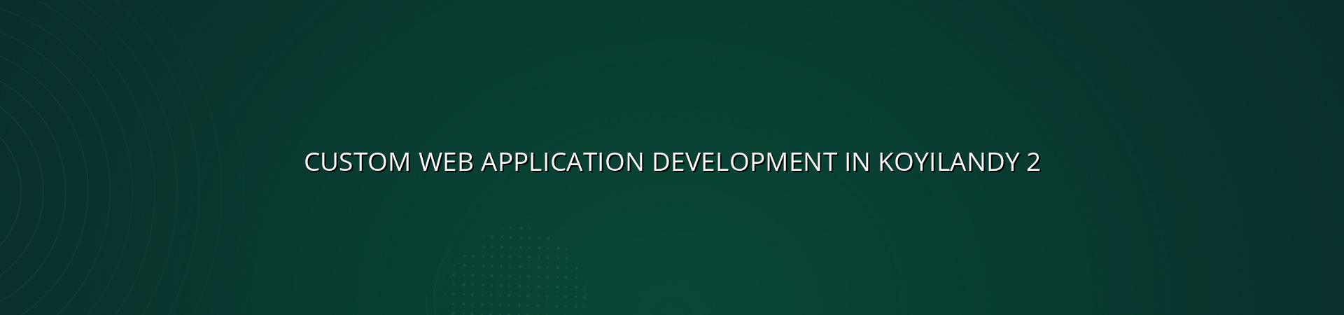 Custom web application planning and workflow design