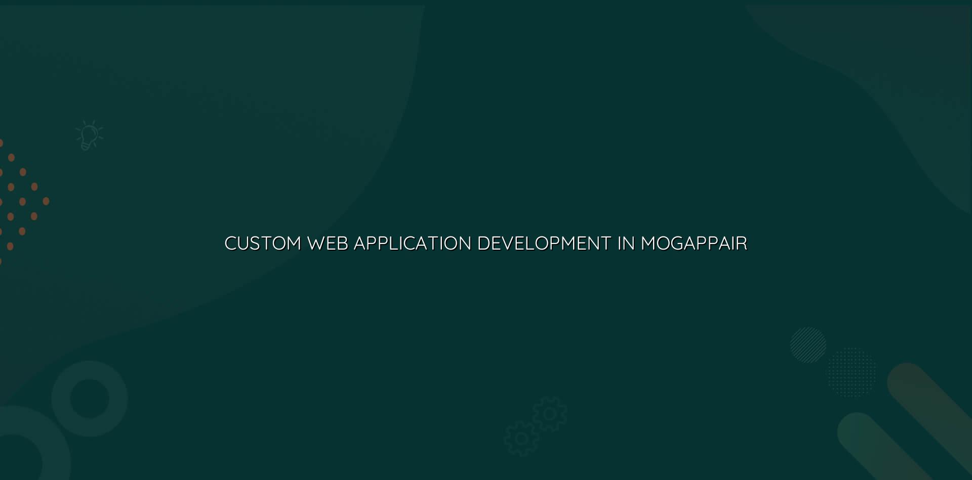 Custom web application development in Mogappair — WebGLITS