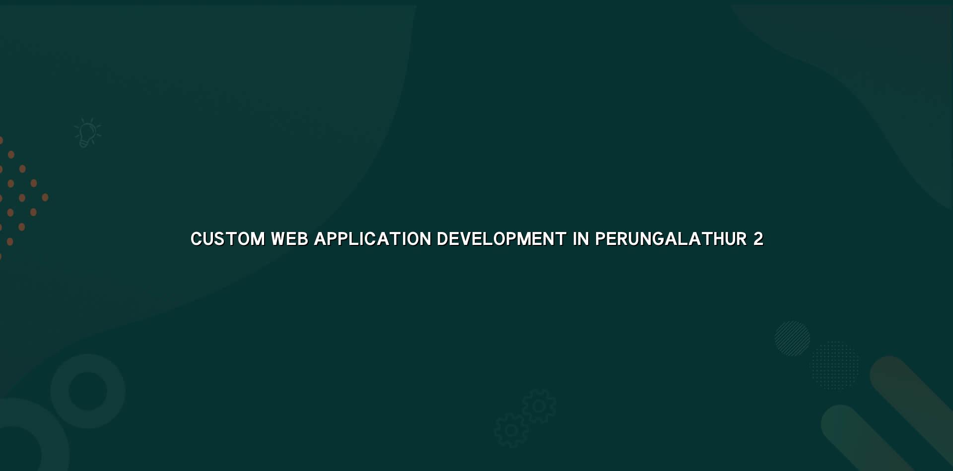 Custom web application development process