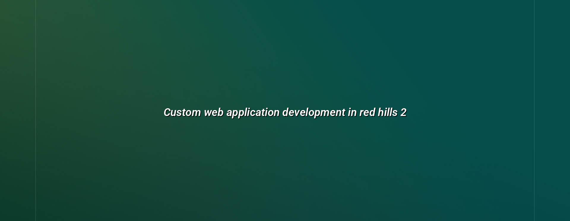 Key benefits of custom web applications