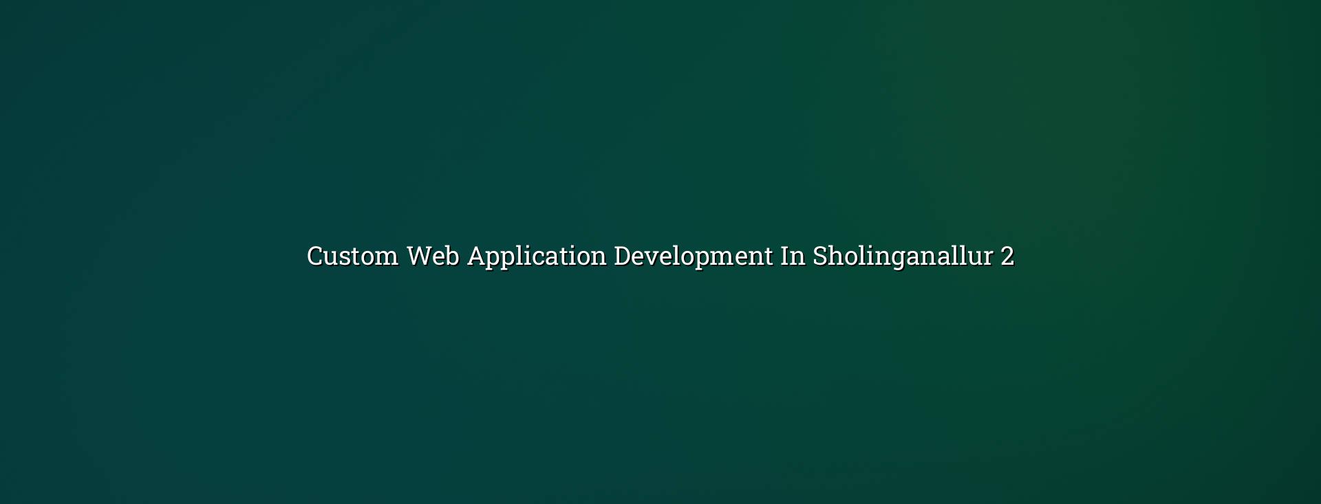 Web Application Development Process
