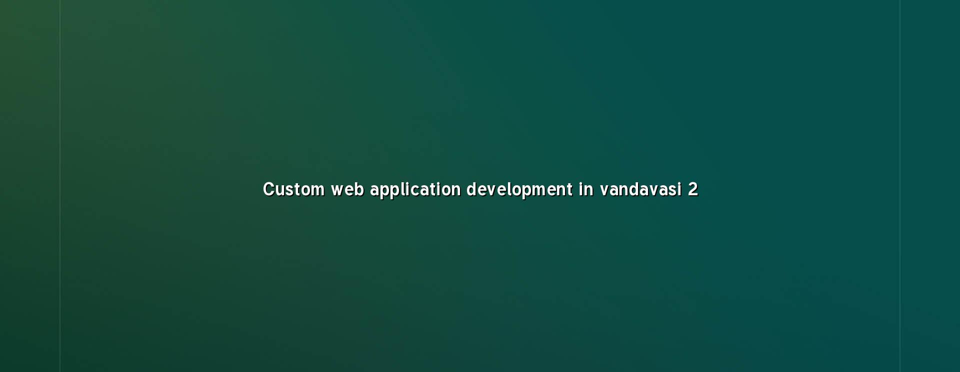 Web app planning for Vandavasi businesses