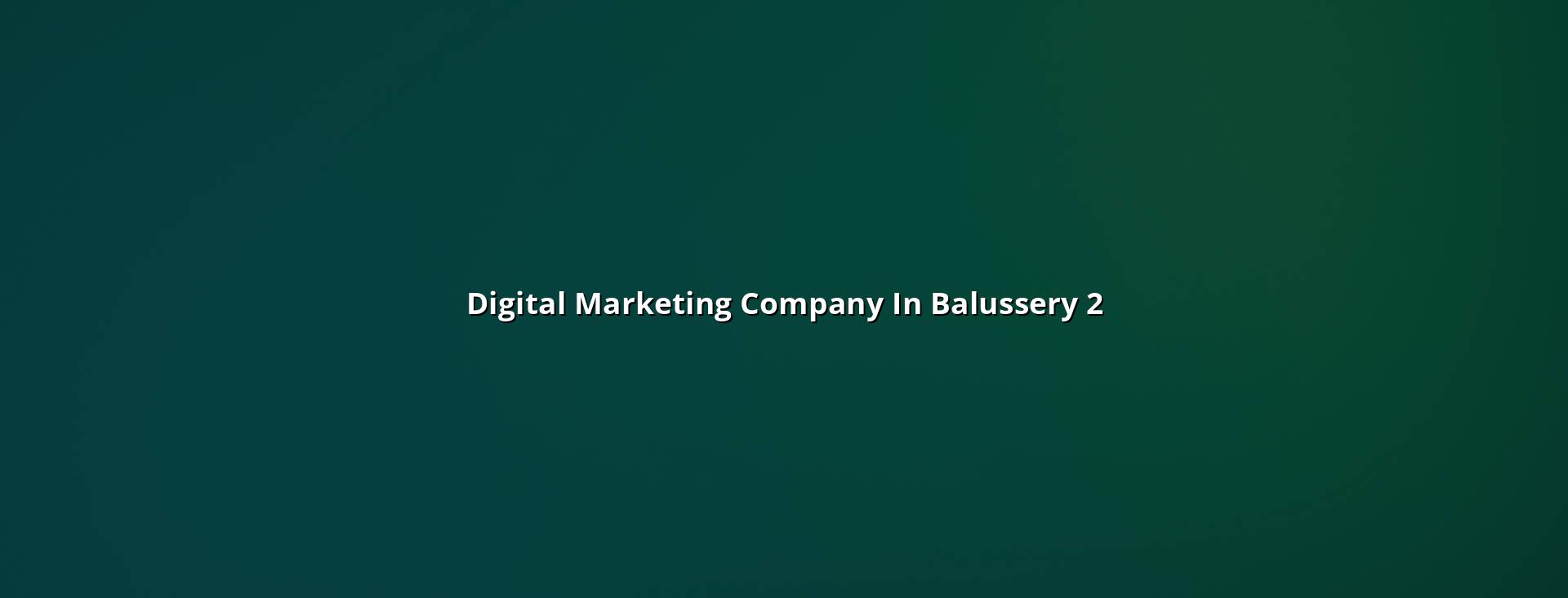 Digital marketing plan for Balussery businesses