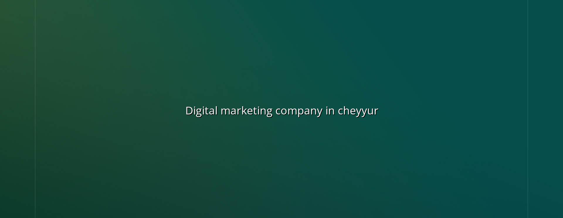 Digital marketing company in Cheyyur — WebGLITS