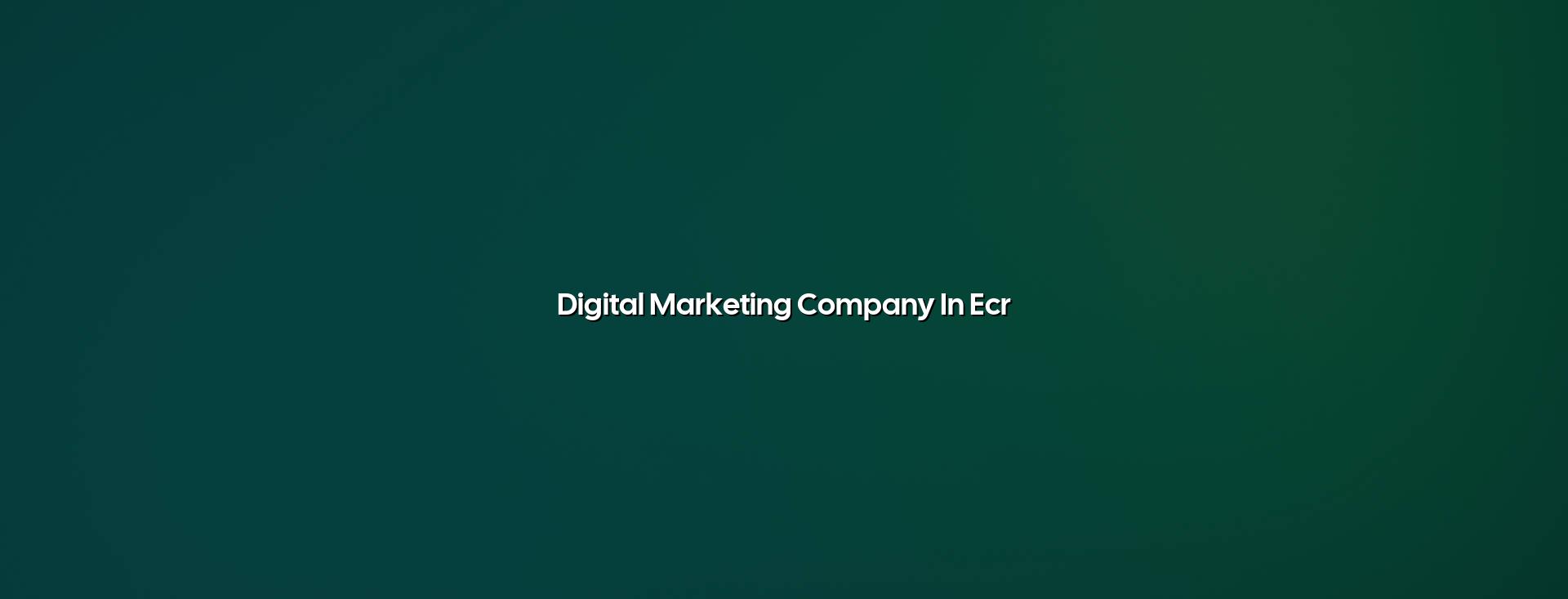 Digital Marketing Company in ECR — WebGLITS