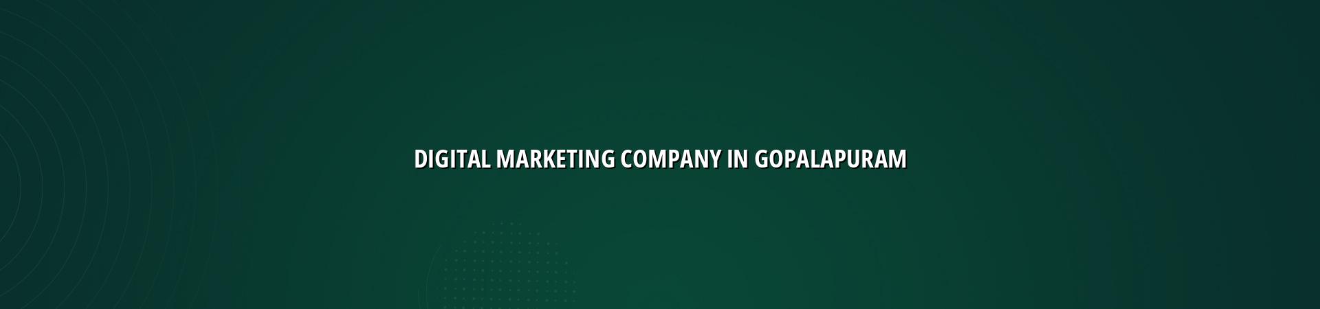 Digital Marketing Company In Gopalapuram in Nagercoil — WebGLITS