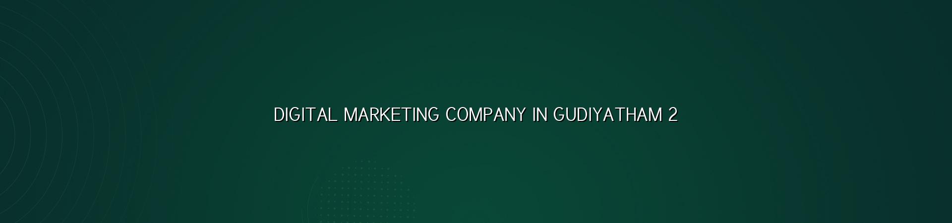 Digital marketing checklist for Gudiyatham businesses