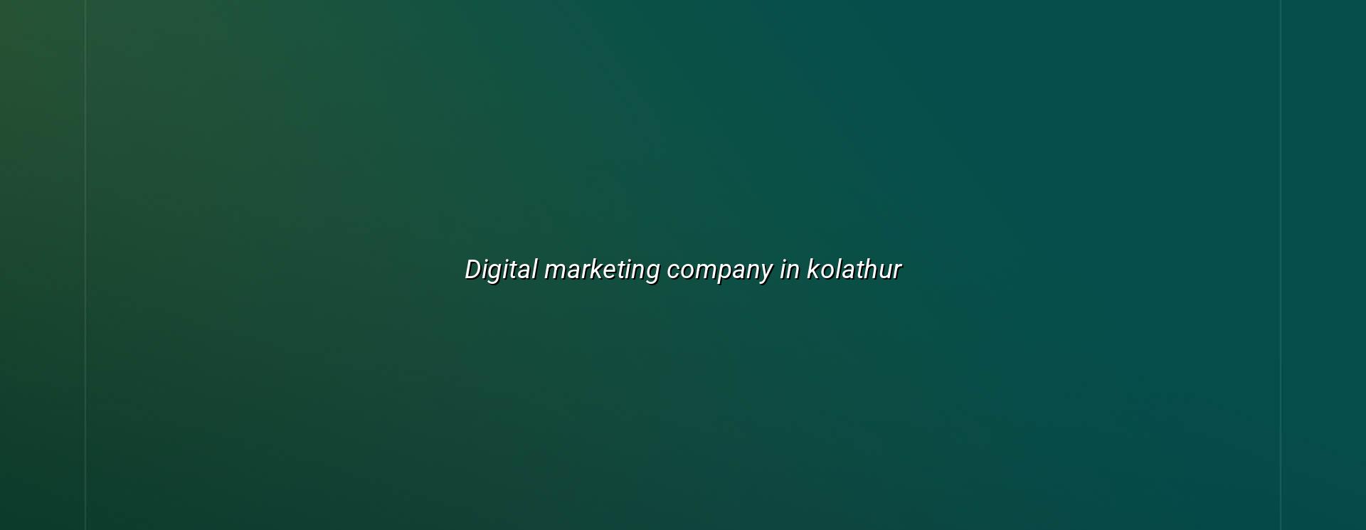 Digital marketing company in Kolathur for local business growth — WebGLITS