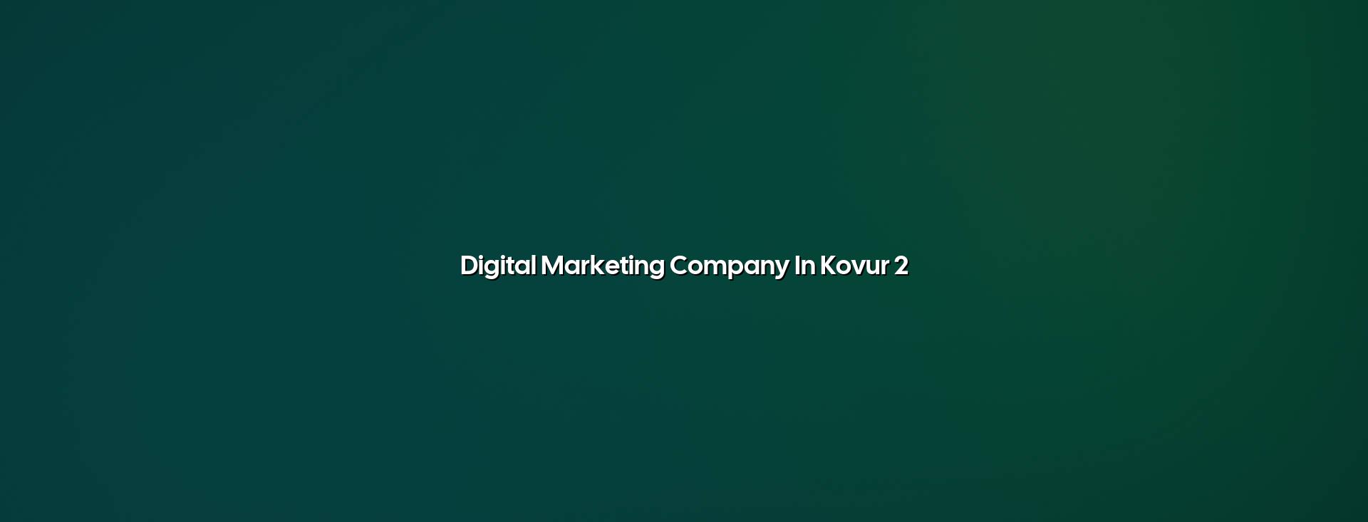 Digital marketing checklist for Kovur businesses