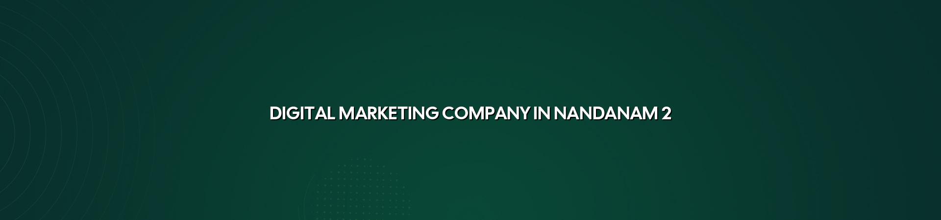 Digital marketing strategy for Nandanam businesses