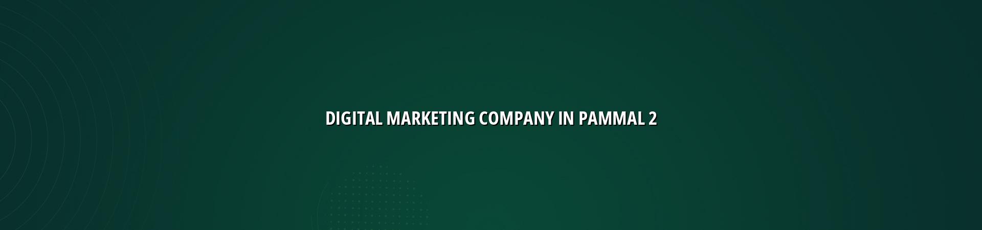Digital marketing planning for Pammal businesses