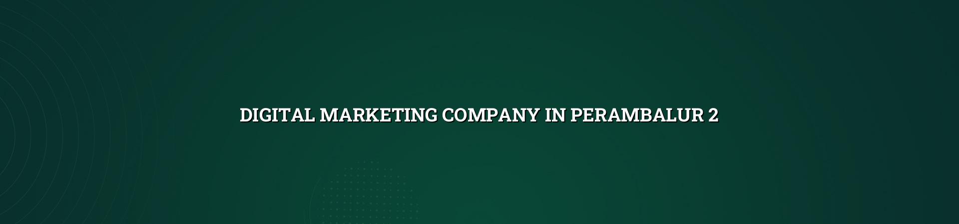 Digital marketing plan for Perambalur businesses