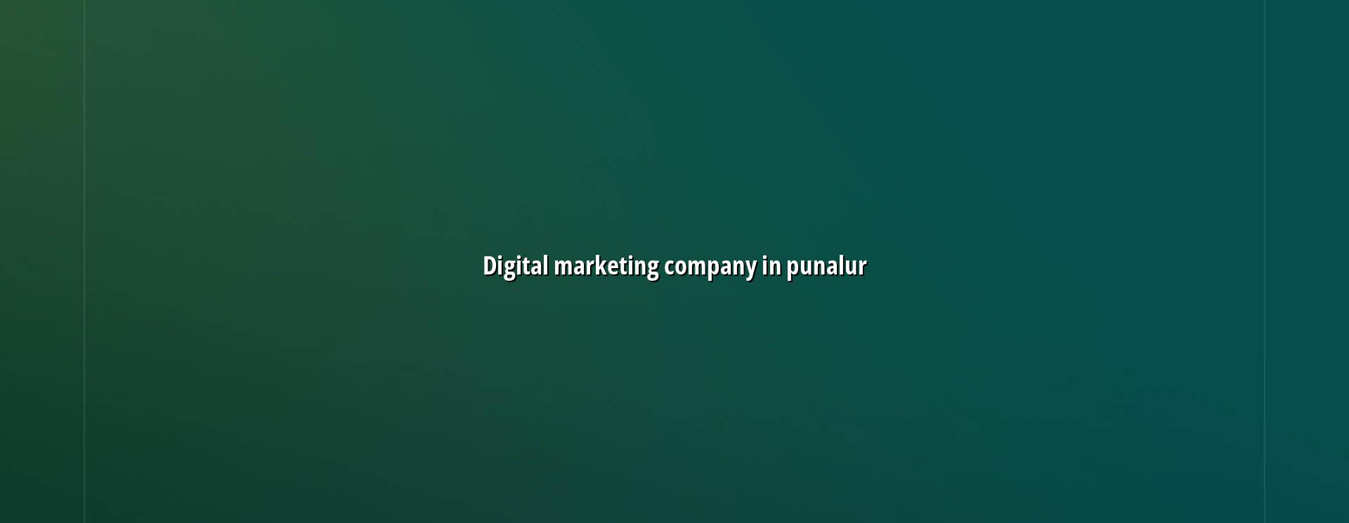 Digital marketing company in Punalur — WebGLITS
