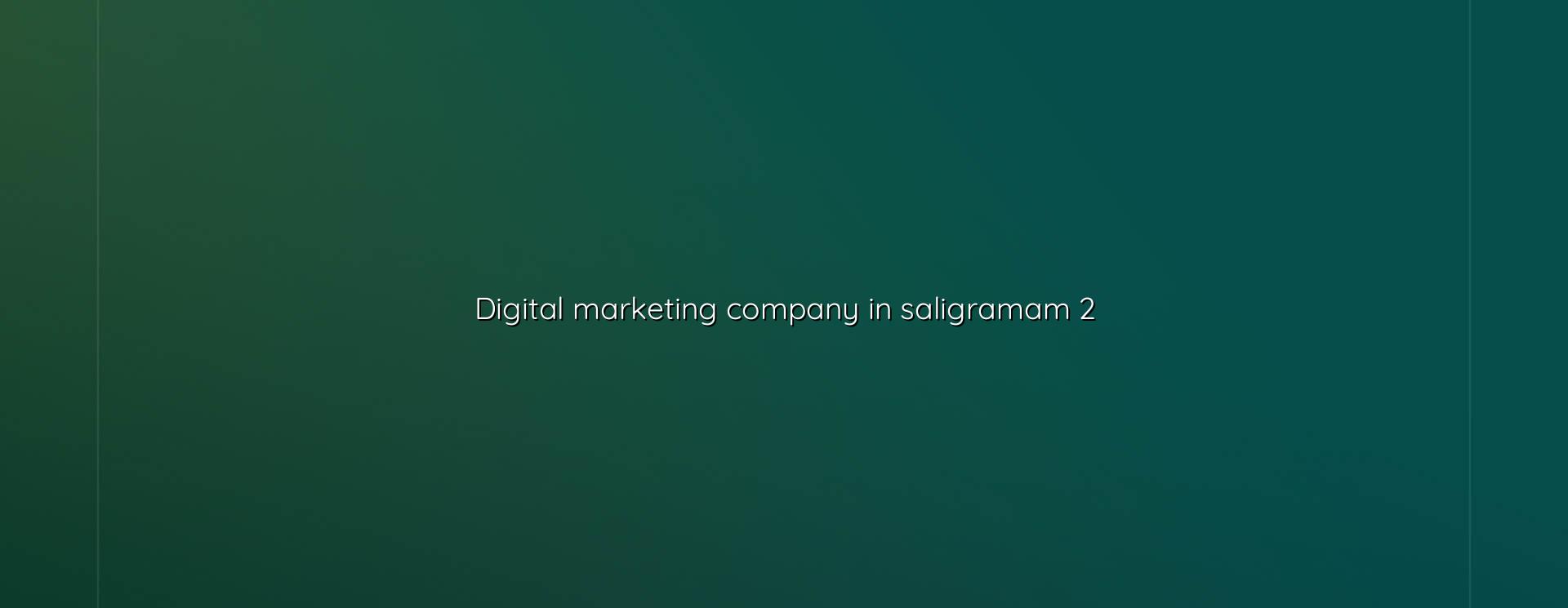 Digital marketing checklist for Saligramam businesses