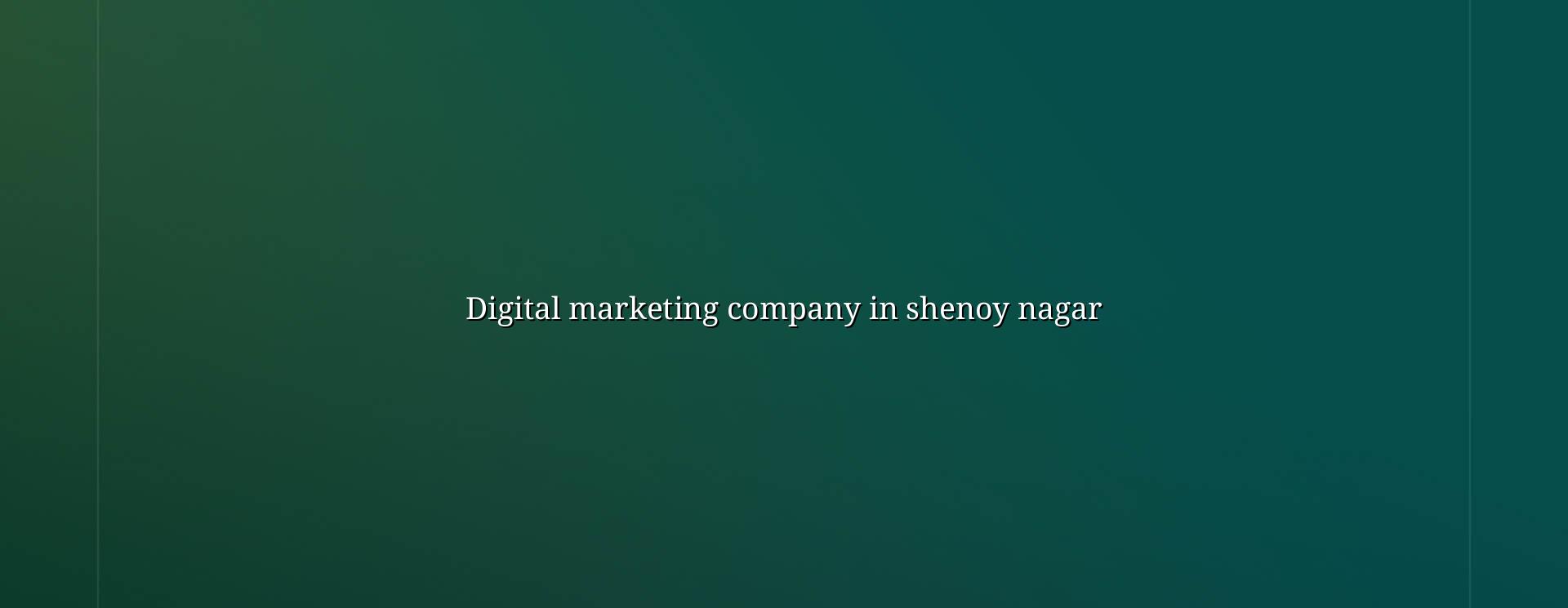 Digital marketing company in Shenoy Nagar in Nagercoil — WebGLITS