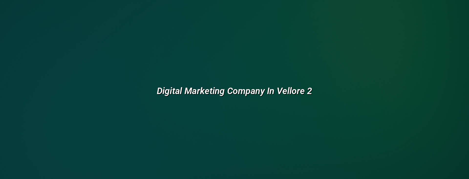 Digital marketing checklist for Vellore businesses