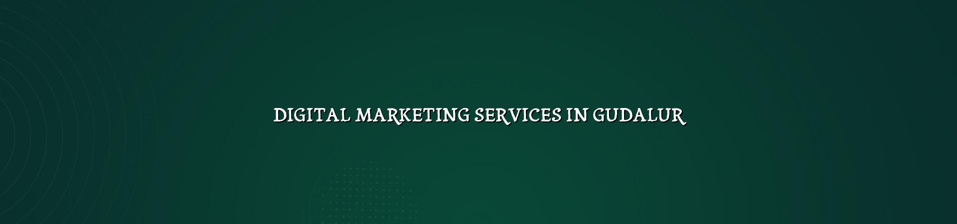 Digital marketing services in Gudalur — WebGLITS