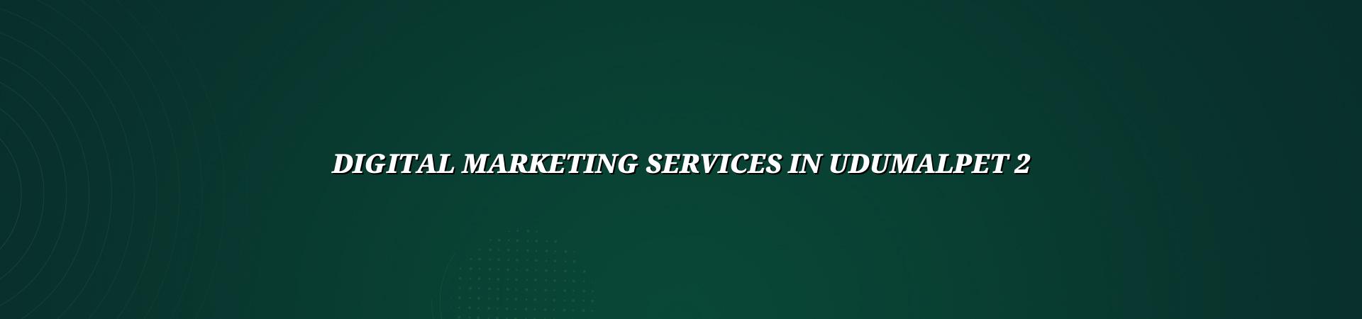 Digital marketing solutions in Udumalpet