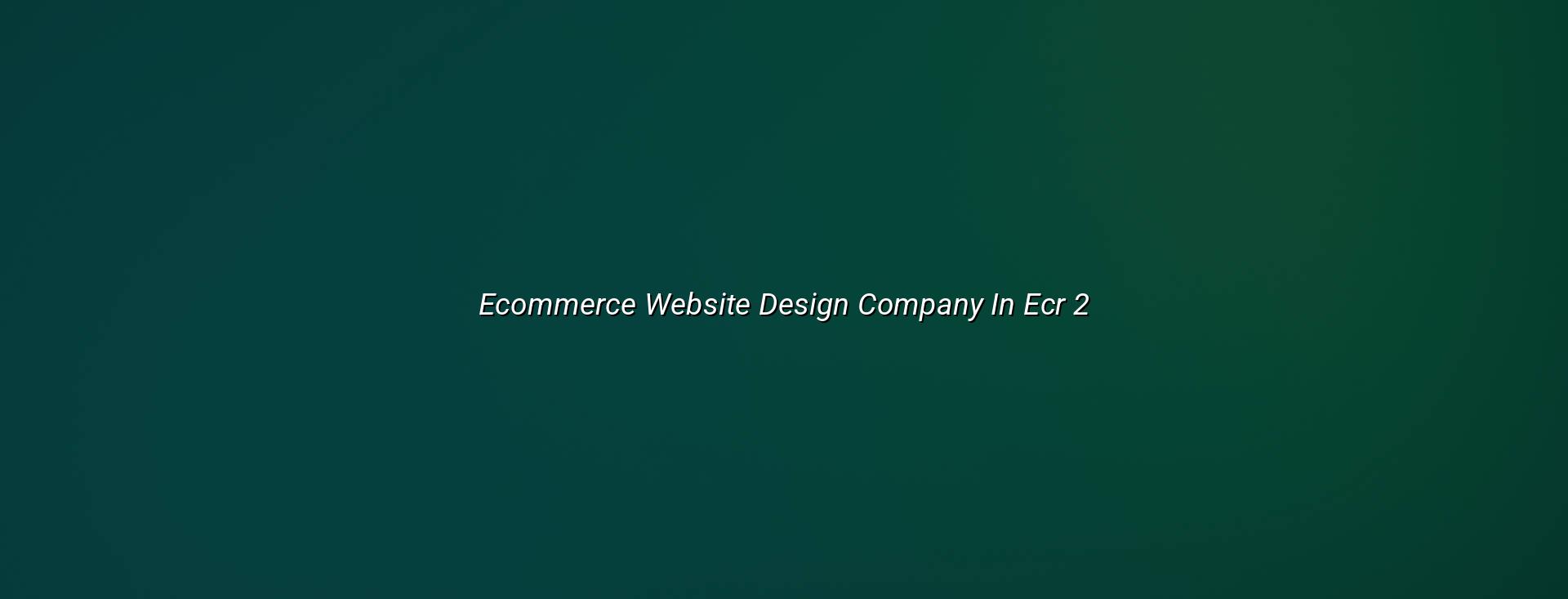 Ecommerce design checklist