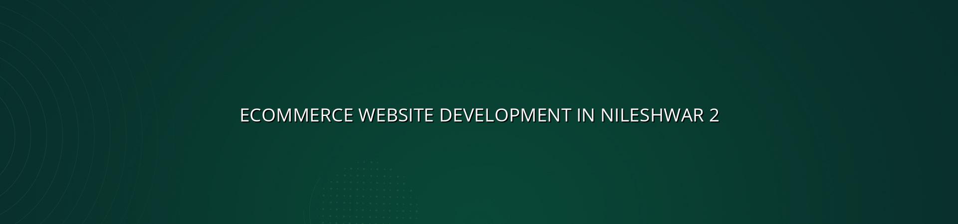 Ecommerce store planning for Nileshwar businesses
