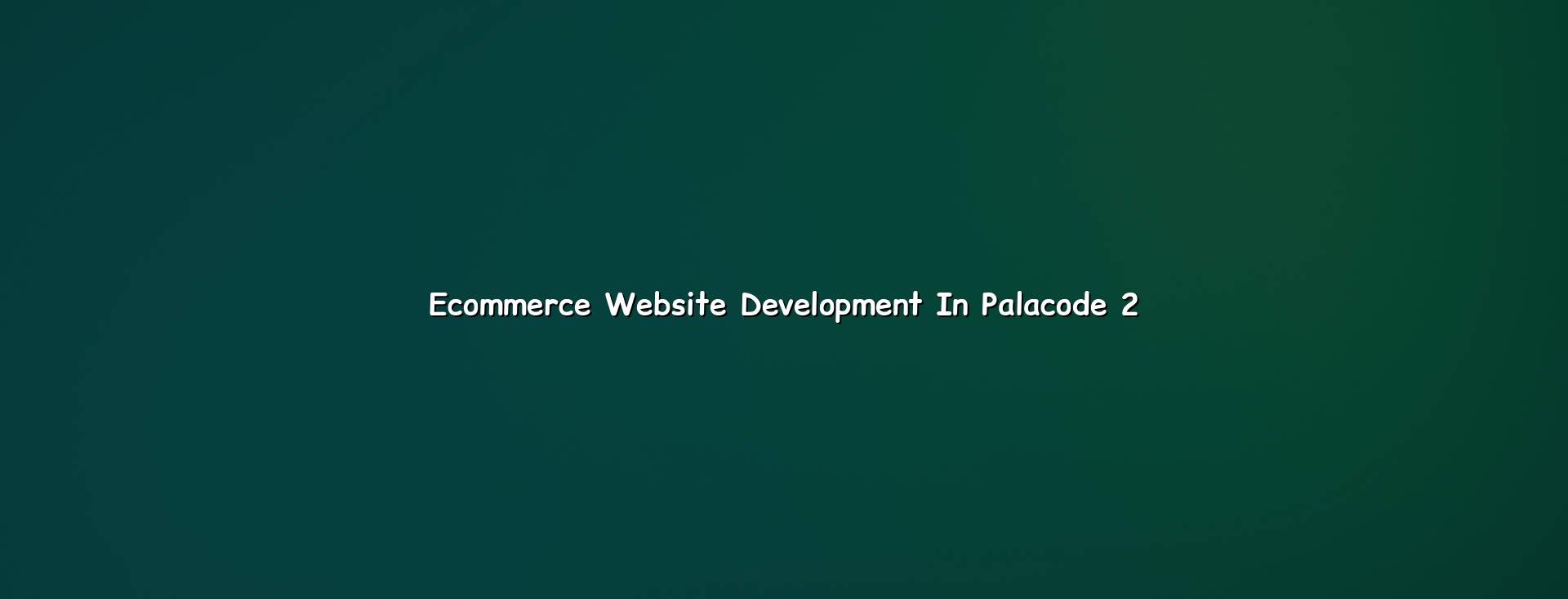 Ecommerce store planning for Palacode businesses
