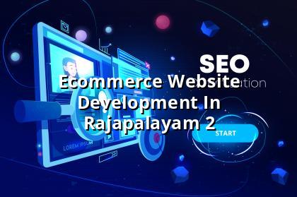 Ecommerce Website Development in Rajapalayam checklist and planning