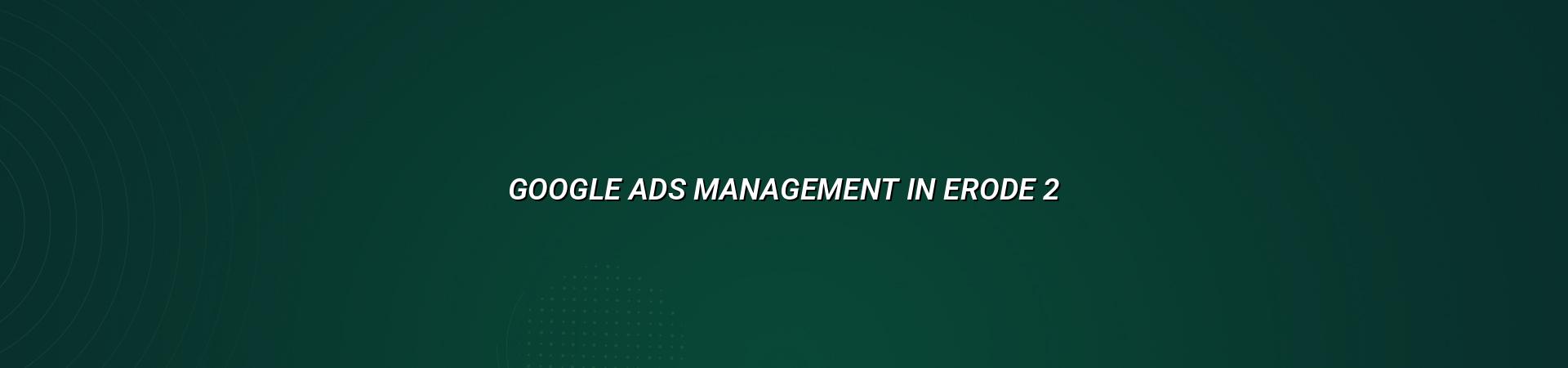 Google Ads review and targeting for Erode businesses