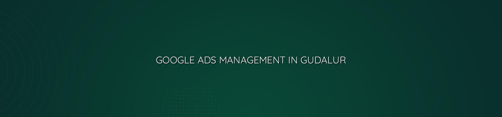 Google Ads Management in Gudalur by WebGLITS