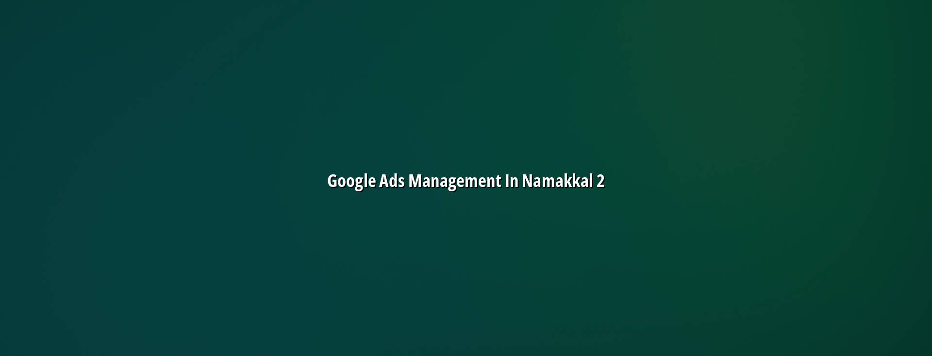Google Ads campaign review and tracking for Namakkal businesses