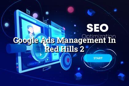 Google Ads Management Services