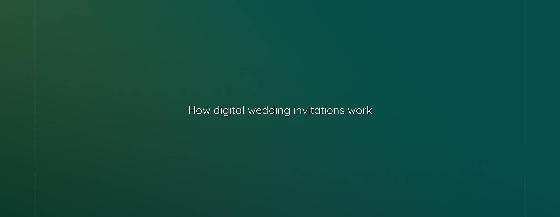 Digital wedding invitation shown on a phone with event details and RSVP options