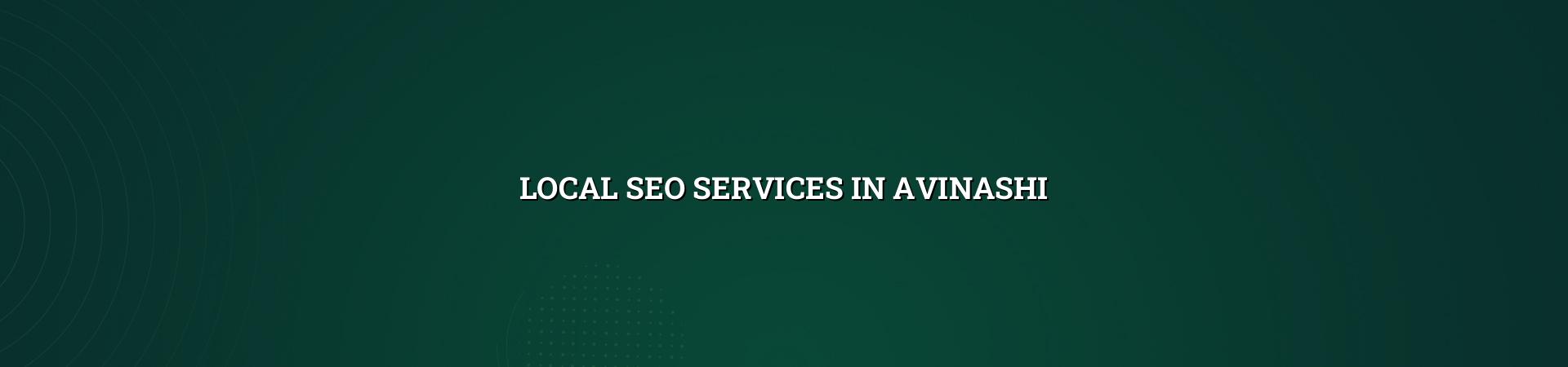 Local SEO Services in Avinashi — WebGLITS