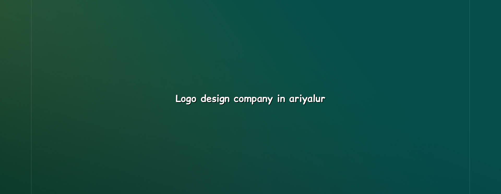 Logo design company in Ariyalur — WebGLITS