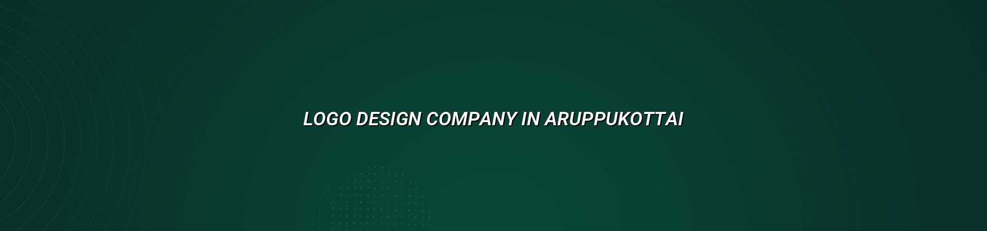 Logo Design Company in Aruppukottai — WebGLITS